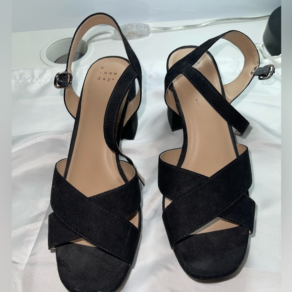 A new day black heels